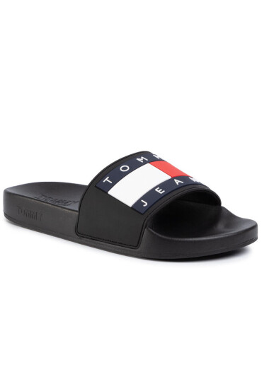 Tommy Jeans Чехли Flag Pool Slide EM0EM00284 Black BDS - Mera.bg