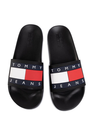 Tommy Jeans Чехли Flag Pool Slide EM0EM00284 Black BDS - Mera.bg