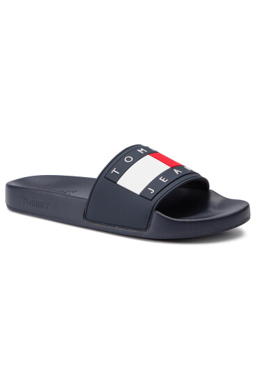 Tommy Jeans Чехли Flag Pool Slide EM0EM00284 Тъмносин - Mera.bg