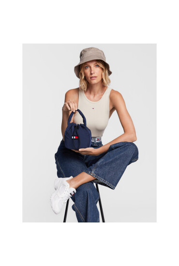 Tommy Jeans Дамска чанта Hype Conscious AW0AW14142 Тъмносин - Mera.bg
