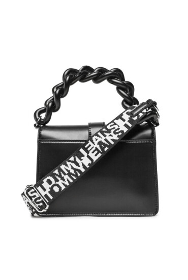 Tommy Jeans Дамска чанта Item Flap Crossover AW0AW14828 Черен - Mera.bg