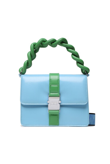 Tommy Jeans Дамска чанта Item Flap Crossover AW0AW14828 Светлосиньо - Mera.bg