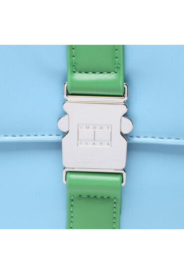 Tommy Jeans Дамска чанта Item Flap Crossover AW0AW14828 Светлосиньо - Mera.bg