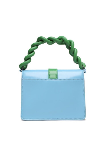 Tommy Jeans Дамска чанта Item Flap Crossover AW0AW14828 Светлосиньо - Mera.bg