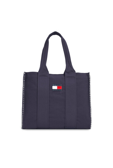 Tommy Jeans Дамска чанта Tjm Summer Vacation Tote Denim AW0AW14969 Тъмносин - Mera.bg