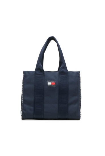 Tommy Jeans Дамска чанта Tjm Summer Vacation Tote Denim AW0AW14969 Тъмносин - Mera.bg