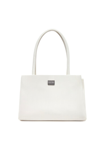 Tommy Jeans Дамска чанта Tjw American Cool Med Tote AW0AW17297 Бял - Mera.bg
