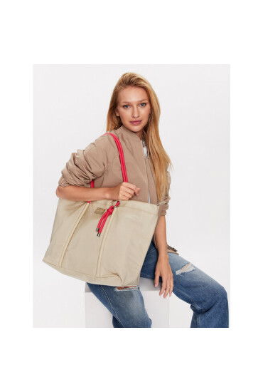 Tommy Jeans Дамска чанта Tjw Beach Summer Tote AW0AW14583 Бежов - Mera.bg