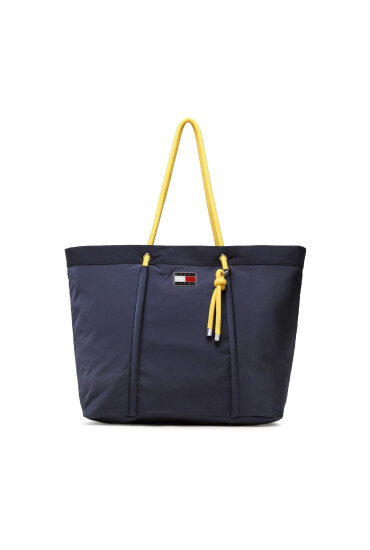 Tommy Jeans Дамска чанта Tjw Beach Summer Tote AW0AW14583 Тъмносин - Mera.bg