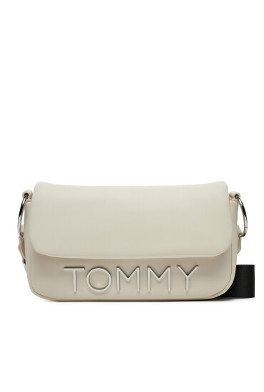 Tommy Jeans Дамска чанта Tjw Bold Elongated Flap Cross. AW0AW16258 Екрю - Mera.bg