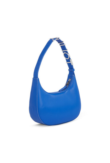 Tommy Jeans Дамска чанта Tjw Bold Shoulder Bag AW0AW15433 Син - Mera.bg