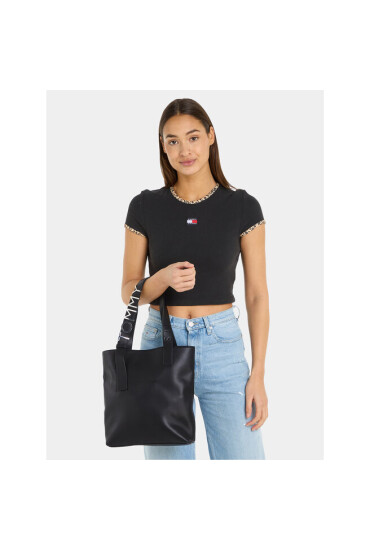 Tommy Jeans Дамска чанта Tjw Bold Tote AW0AW15425 Black BDS - Mera.bg