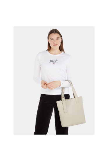 Tommy Jeans Дамска чанта Tjw Bold Tote AW0AW15425 Bleached Stone AEV - Mera.bg
