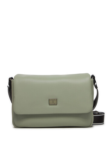 Tommy Jeans Дамска чанта Tjw City Girl Flap Crossover AW0AW16137 Зелен - Mera.bg