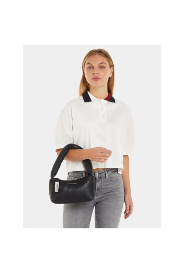 Tommy Jeans Дамска чанта Tjw City Girl Shoulder Bag AW0AW14966 Черен - Mera.bg
