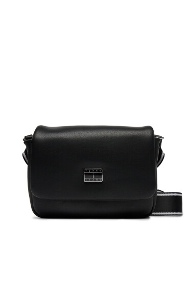 Tommy Jeans Дамска чанта Tjw City Girl Small Flap Cross AW0AW15812 Черен - Mera.bg
