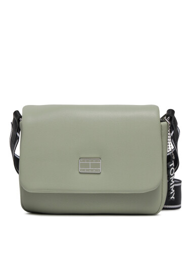 Tommy Jeans Дамска чанта Tjw City Girl Small Flap Cross AW0AW15812 Зелен - Mera.bg