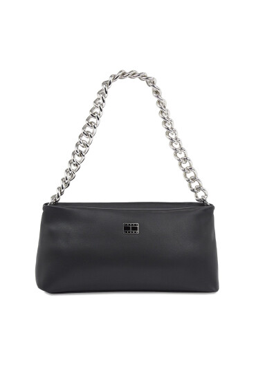 Tommy Jeans Дамска чанта Tjw City-Wide Shoulder Bag AW0AW15937 Черен - Mera.bg