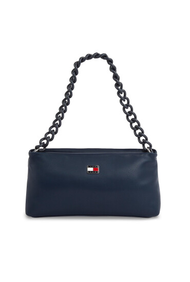 Tommy Jeans Дамска чанта Tjw City-Wide Shoulder Bag AW0AW15937 Тъмносин - Mera.bg