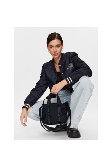 Tommy Jeans Дамска чанта Tjw Essential Mid Crossover AW0AW14951 Черен - Mera.bg