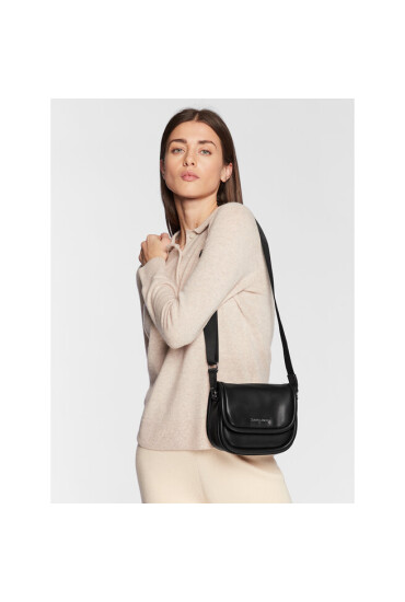 Tommy Jeans Дамска чанта Tjw Femme Flap Crossover AW0AW14425 Черен - Mera.bg
