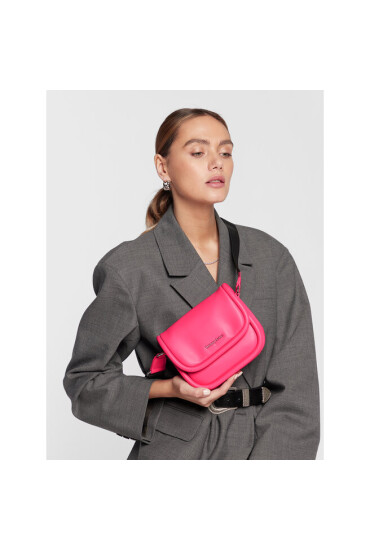 Tommy Jeans Дамска чанта Tjw Femme Flap Crossover AW0AW14425 Розов - Mera.bg