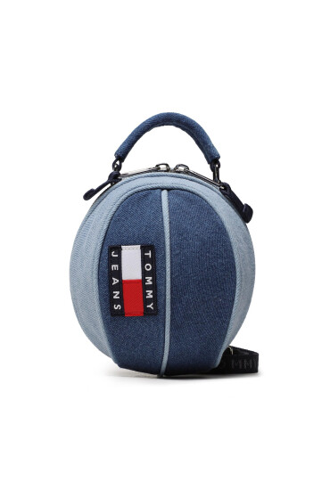 Tommy Jeans Дамска чанта Tjw Heritage Ball Cross Denim AW0AW14571 Син - Mera.bg