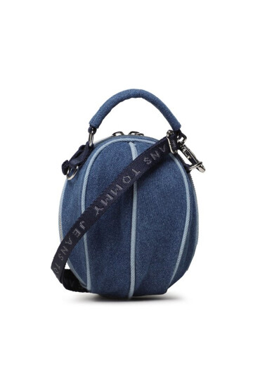 Tommy Jeans Дамска чанта Tjw Heritage Ball Cross Denim AW0AW14571 Син - Mera.bg