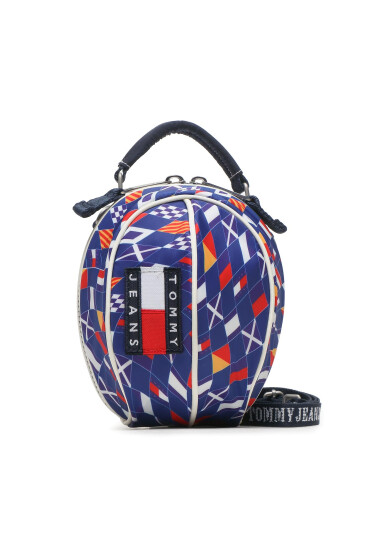 Tommy Jeans Дамска чанта Tjw Heritage Ball Flag Print AW0AW15175 Тъмносин - Mera.bg