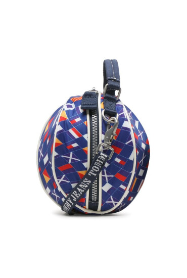 Tommy Jeans Дамска чанта Tjw Heritage Ball Flag Print AW0AW15175 Тъмносин - Mera.bg