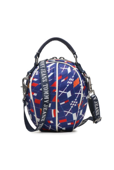 Tommy Jeans Дамска чанта Tjw Heritage Ball Flag Print AW0AW15175 Тъмносин - Mera.bg