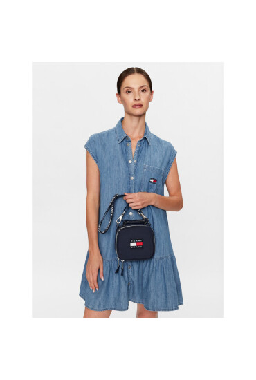 Tommy Jeans Дамска чанта Tjw Heritage Crossover AW0AW14957 Тъмносин - Mera.bg