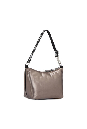 Tommy Jeans Дамска чанта Tjw Heritage Shoulder Bag Metal AW0AW15436 Сив - Mera.bg