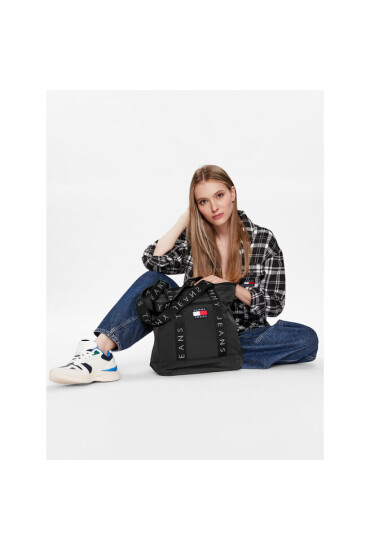 Tommy Jeans Дамска чанта Tjw Heritage Tote AW0AW14114 Черен - Mera.bg