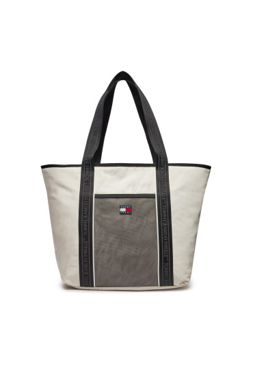 Tommy Jeans Дамска чанта Tjw Heritage Tote AW0AW15824 Екрю - Mera.bg