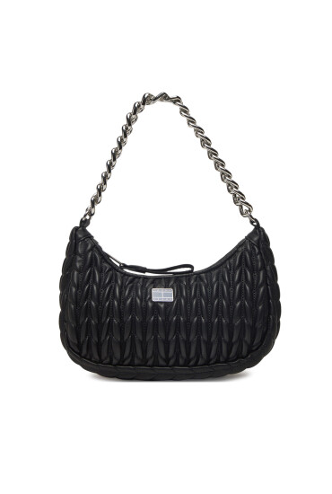 Tommy Jeans Дамска чанта Tjw Iconic Shoulder Quilted AW0AW17302 Черен - Mera.bg