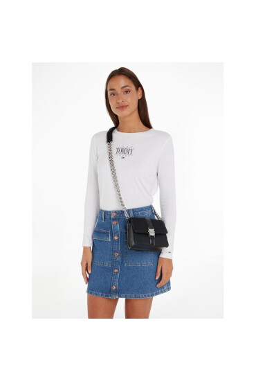Tommy Jeans Дамска чанта Tjw Item Crossover Mesh AW0AW14970 Черен - Mera.bg
