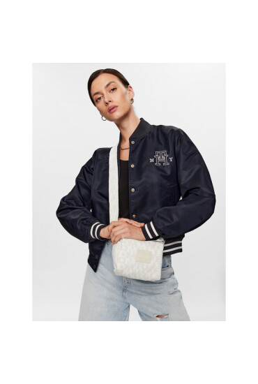 Tommy Jeans Дамска чанта Tjw Logomania Cross AW0AW14551 Бежов - Mera.bg