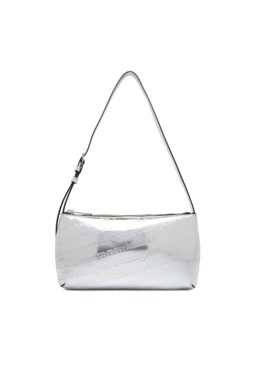 Tommy Jeans Дамска чанта Tjw Must Metallic Shoulder Bag AW0AW18009 Сребрист - Mera.bg