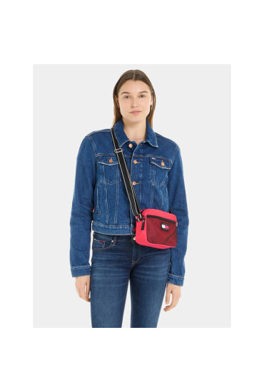 Tommy Jeans Дамска чанта Tjw Skater Girl Camera Bag AW0AW15415 Червен - Mera.bg