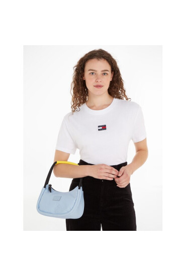 Tommy Jeans Дамска чанта Tjw Summer Festival Shoulder Bag AW0AW14962 Светлосиньо - Mera.bg