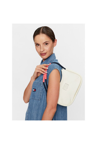 Tommy Jeans Дамска чанта Tjw Summer Festival Shoulder Bag AW0AW14962 Бял - Mera.bg