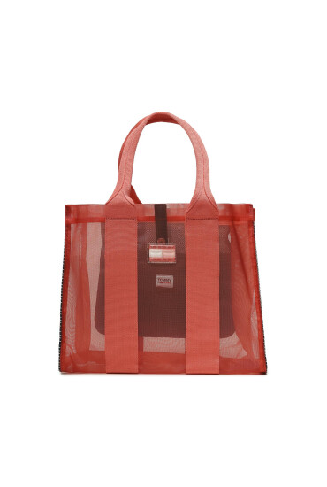 Tommy Jeans Дамска чанта Tjw Summer Vacation Tote Mesh AW0AW15123 Червен - Mera.bg