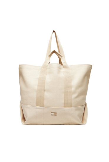 Tommy Jeans Дамска чанта Tjw Tote Edition Canvas AW0AW17542 Бежов - Mera.bg