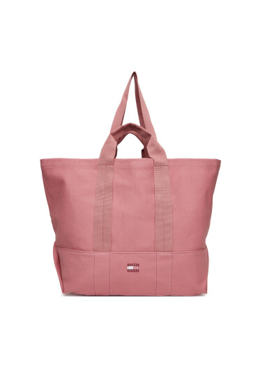 Tommy Jeans Дамска чанта Tjw Tote Edition Canvas AW0AW17542 Розов - Mera.bg