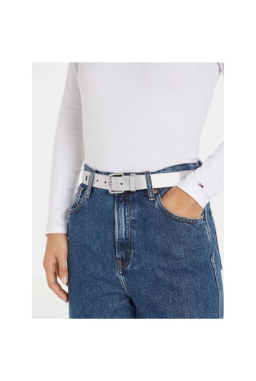 Tommy Jeans Дамски колан Tjw City Girl Belt AW0AW15112 Сребрист - Mera.bg