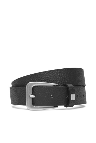 Tommy Jeans Дамски колан Tjw Heritage Leather Belt 3.0 AW0AW17586 Черен - Mera.bg