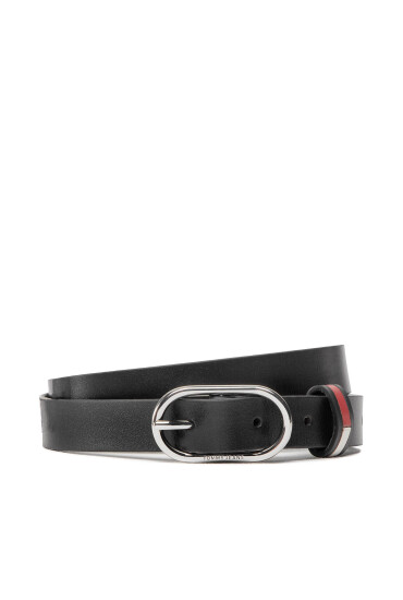 Tommy Jeans Дамски колан Tjw Oval 2.0 AW0AW12750 Черен - Mera.bg