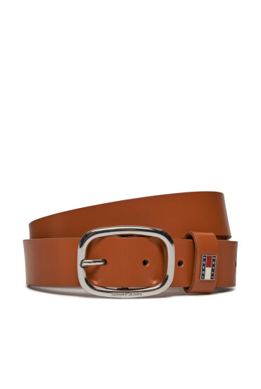 Tommy Jeans Дамски колан Tjw Oval 3.0 AW0AW15836 Кафяв - Mera.bg