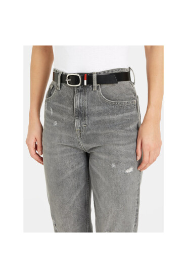 Tommy Jeans Дамски колан Tjw Oval Co Shape 3.0 AW0AW15484 Черен - Mera.bg